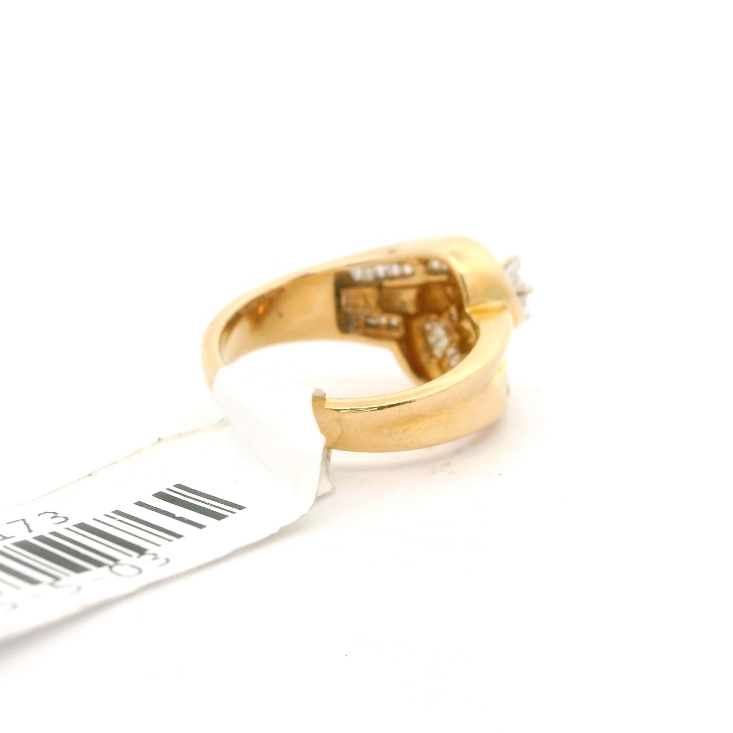 Twist Of Gold Ring Size 4.5 1409173