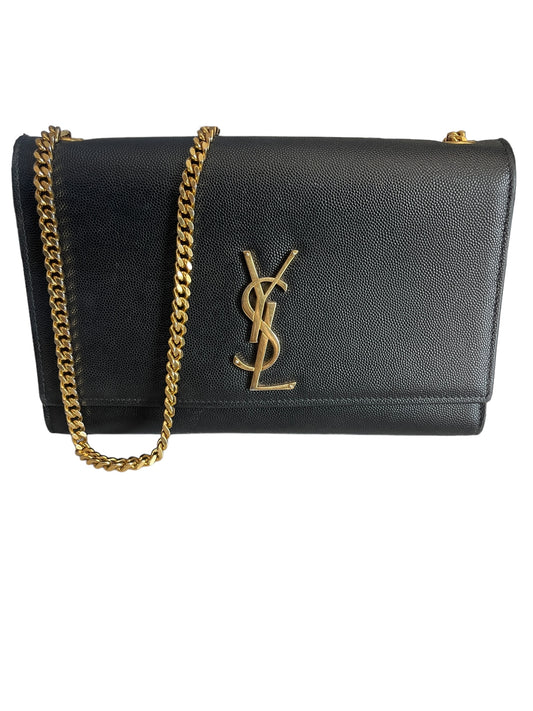 Yves Saint Laurent - Kate Medium in Black Grain Leather 0243574