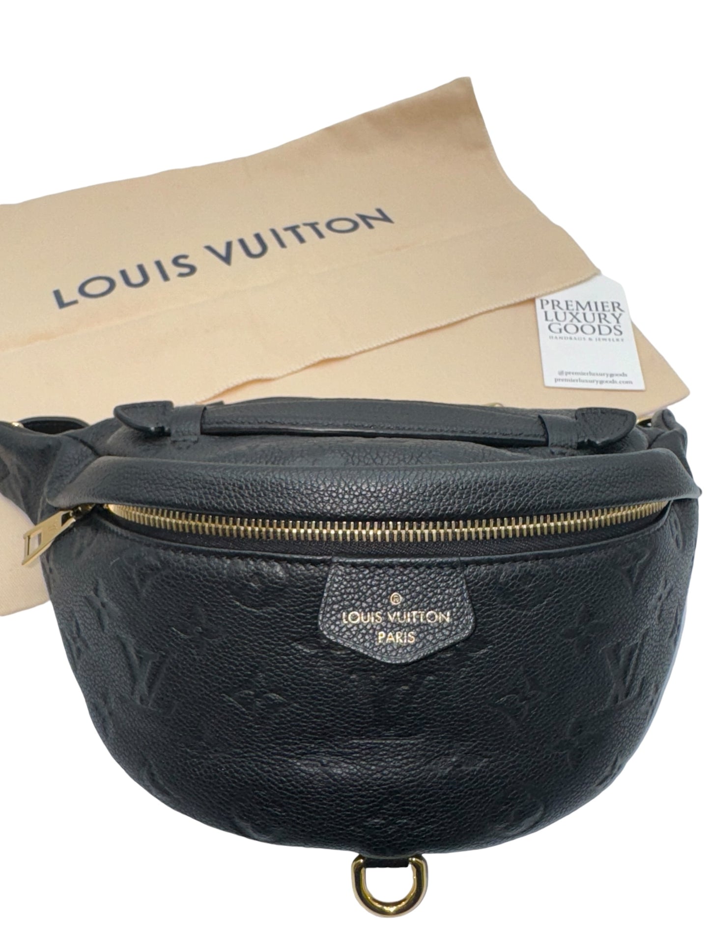 Louis Vuitton - Black Empreinte Bumbag 0626263