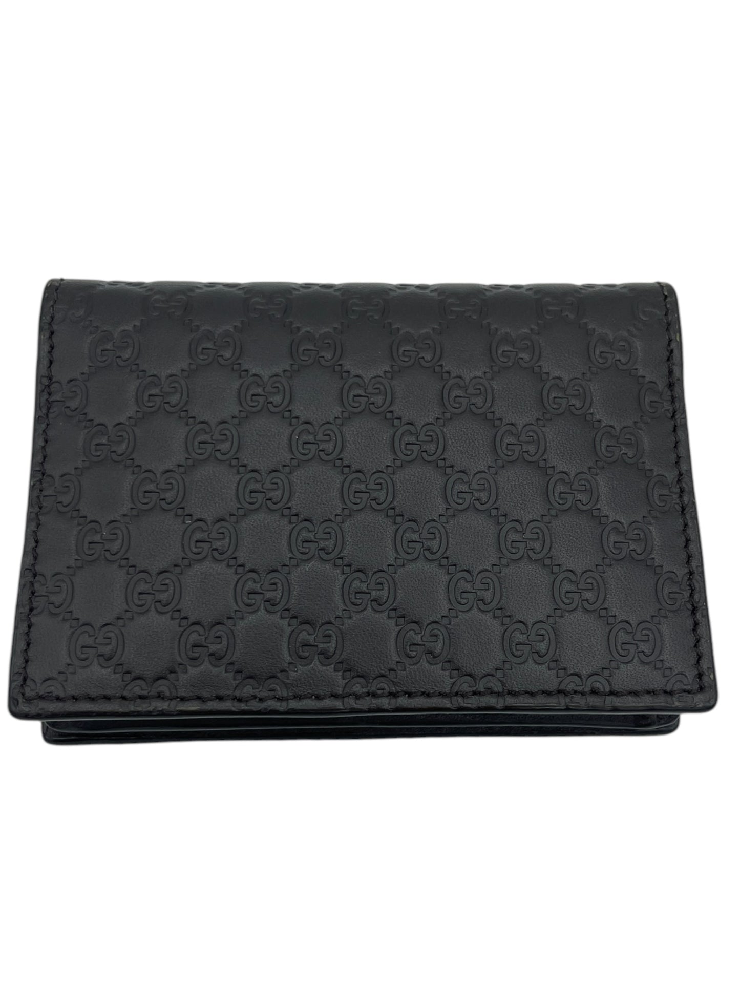 Gucci - Men’s Wallet in Black Microguccissima 0454546