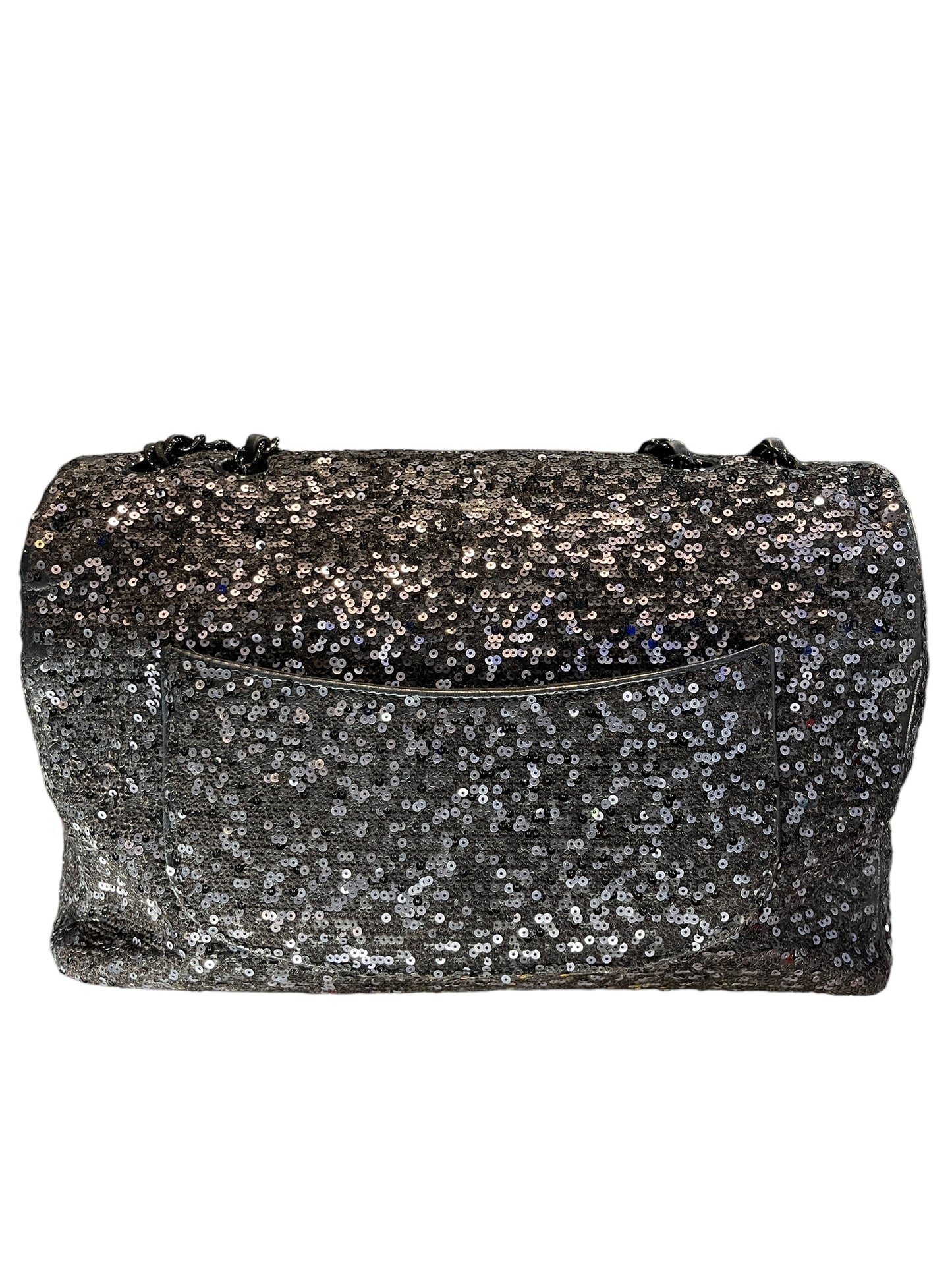 Chanel - Jumbo Flap in Sequin Lambskin Moonlight on Water 1401344