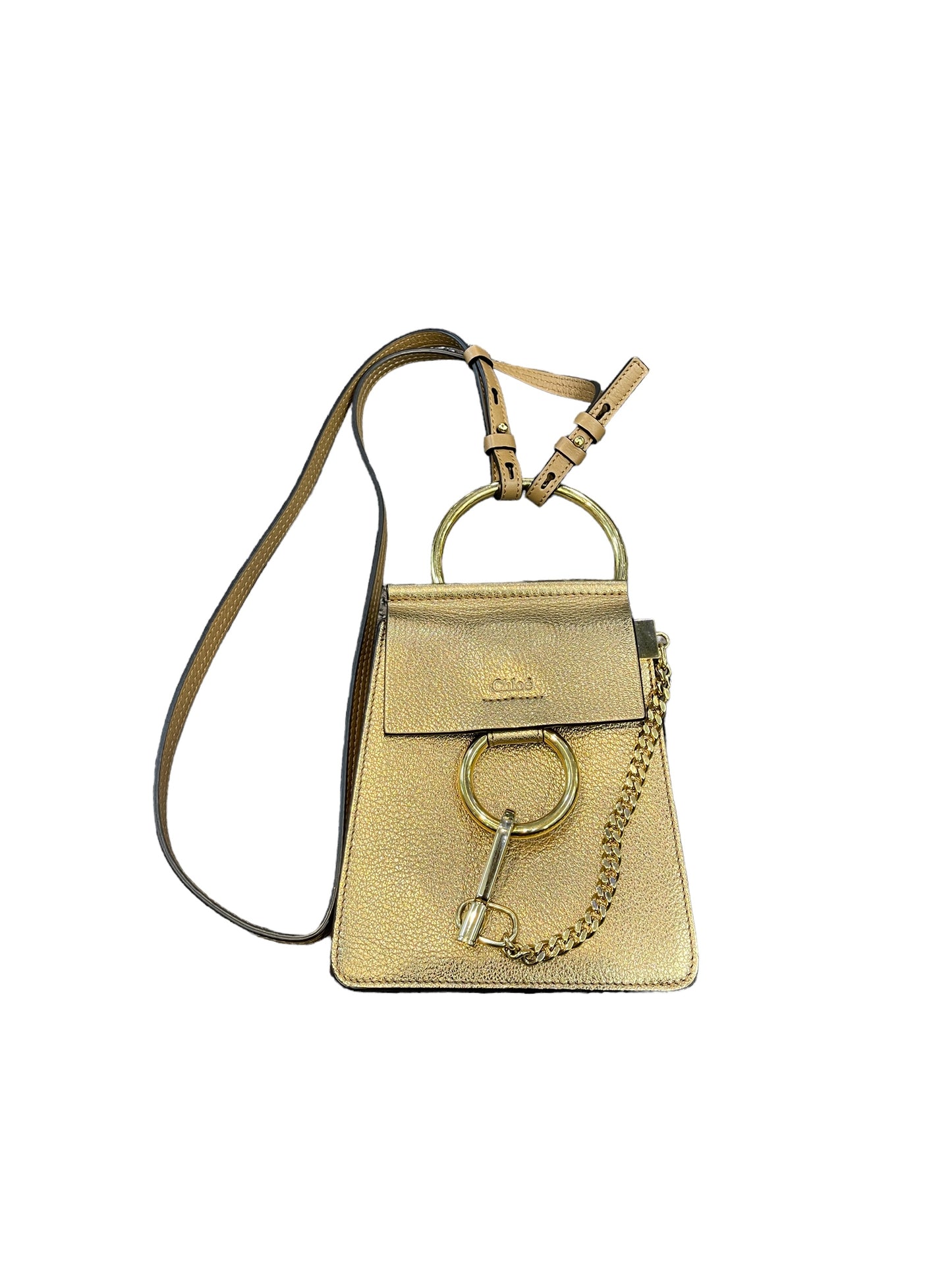 Chloe - Mini Frye Crossbody in Gold 1401775