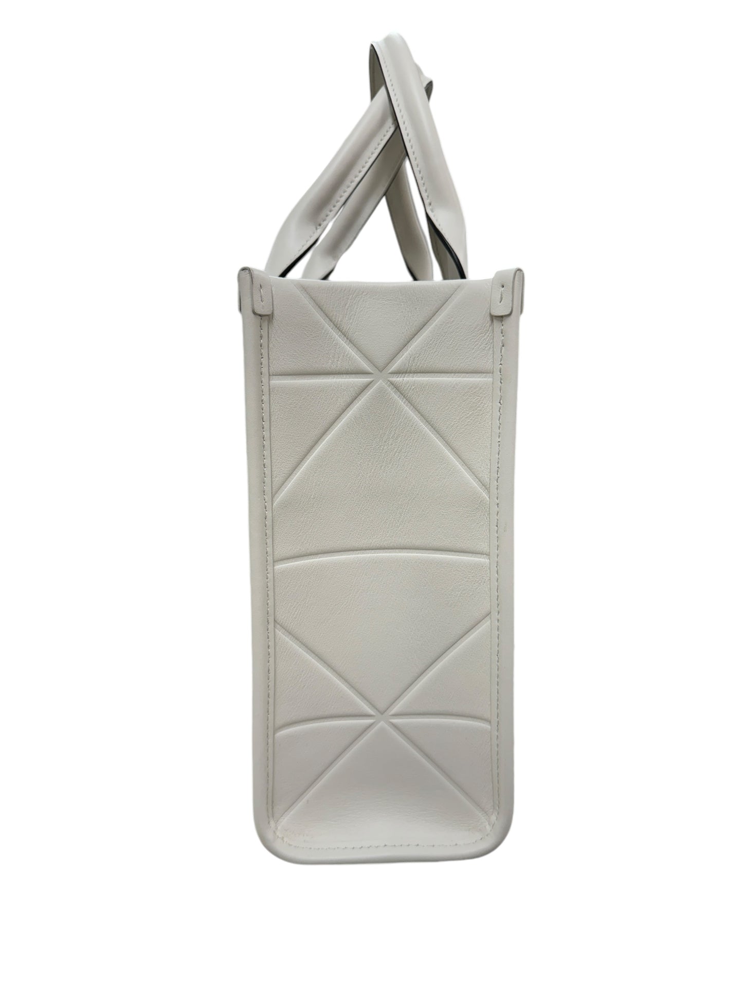 Prada - Small White Symbole Leather Tote 1406223