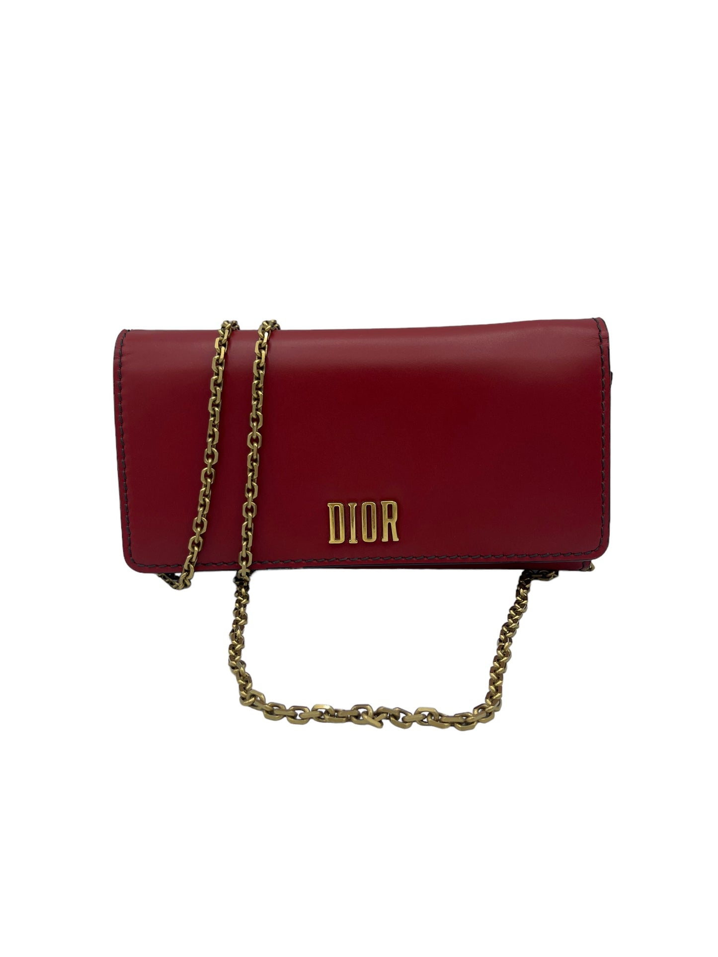 Dior - Wallet on Chain in Red 0453878