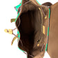Authentic Louis Vuitton Christopher MM Backpack Damier Pop Green 0528609