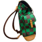 Authentic Louis Vuitton Christopher MM Backpack Damier Pop Green 0528609