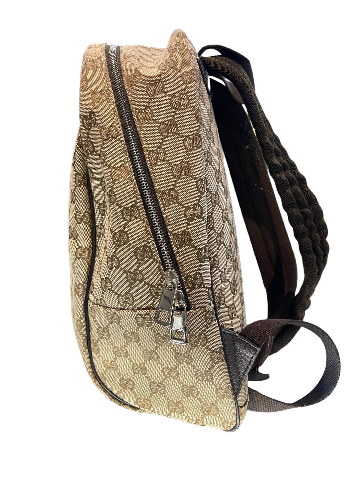 Gucci - Top Zip Backpack in Monogram Canvas 0242782