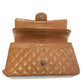 Chanel - Double Flap in Quilted Lambskin in Dark Tan 1401911