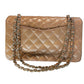 Chanel - Double Flap in Quilted Lambskin in Dark Tan 1401911