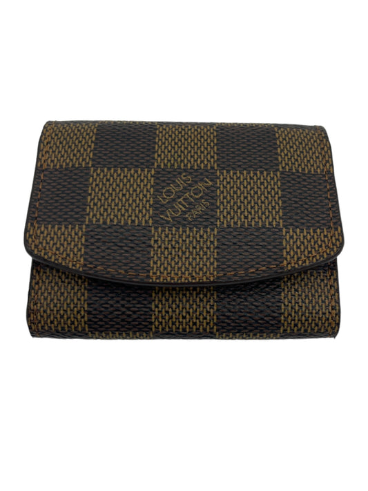 Louis Vuitton - Cufflink Case in Damier Ebene 0452801