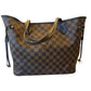 Louis Vuitton - Neverfull Mm with Pouch in Damier Ebene 1019403