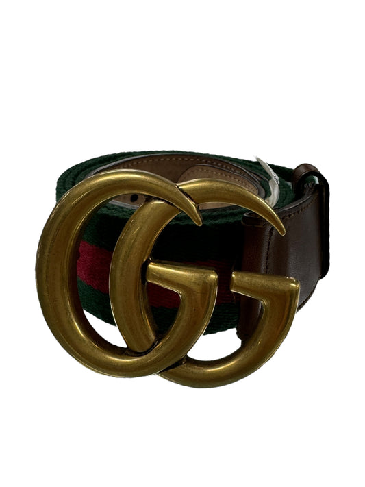 Gucci - Red & Green Canvas Belt (105/42) 1403224