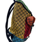 Authentic Gucci Multicolor GG Canvas Backpack 0528613