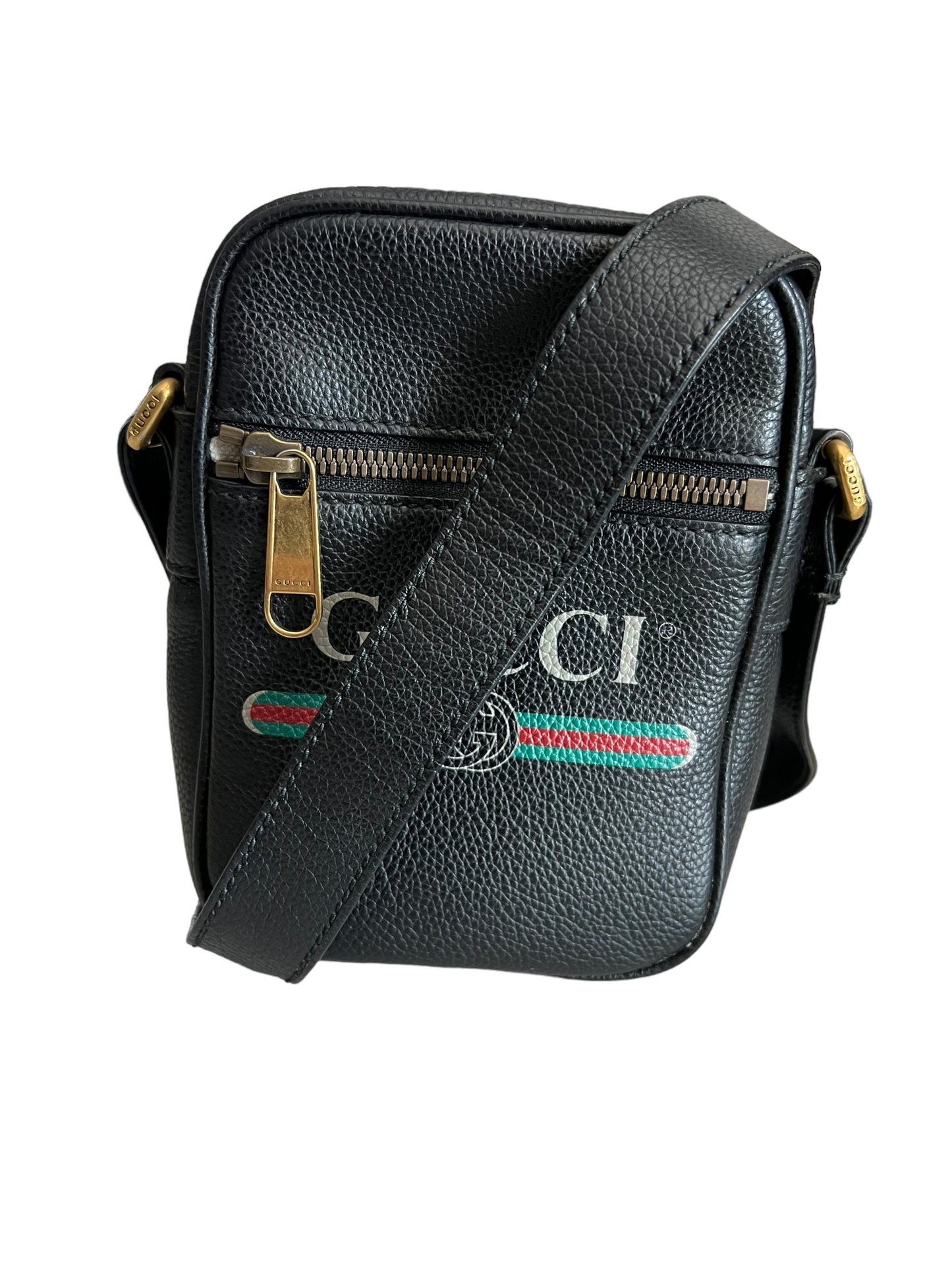 Gucci - Logoed Messenger in Black 0243753