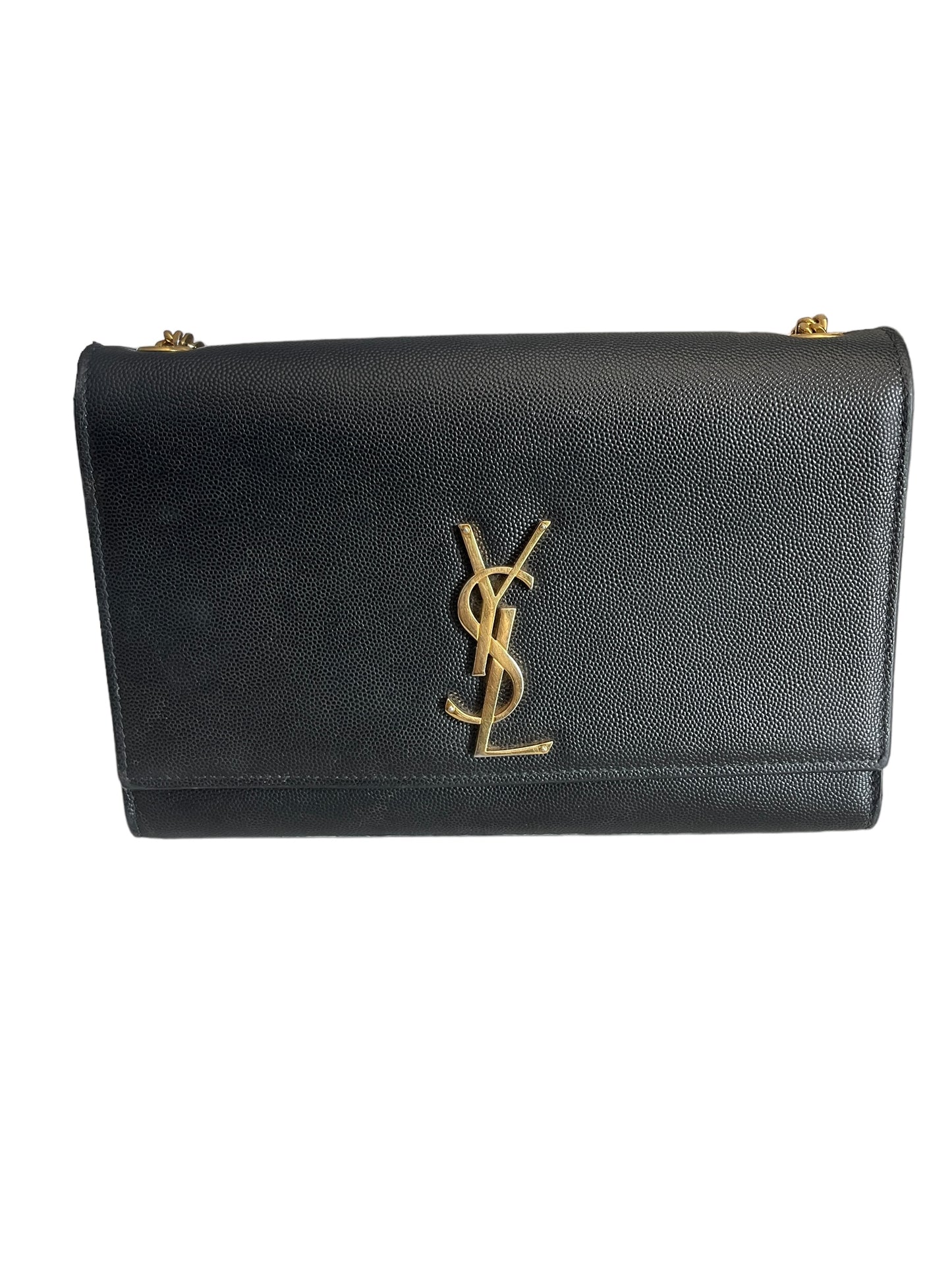 Yves Saint Laurent - Kate Medium in Black Grain Leather 0243574