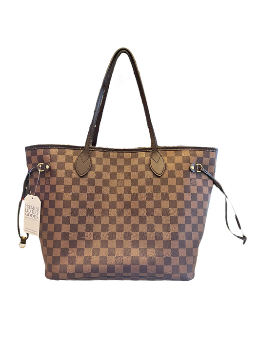 Louis Vuitton-Neverfull MM Tote Damier Ebene Canvas 1019833