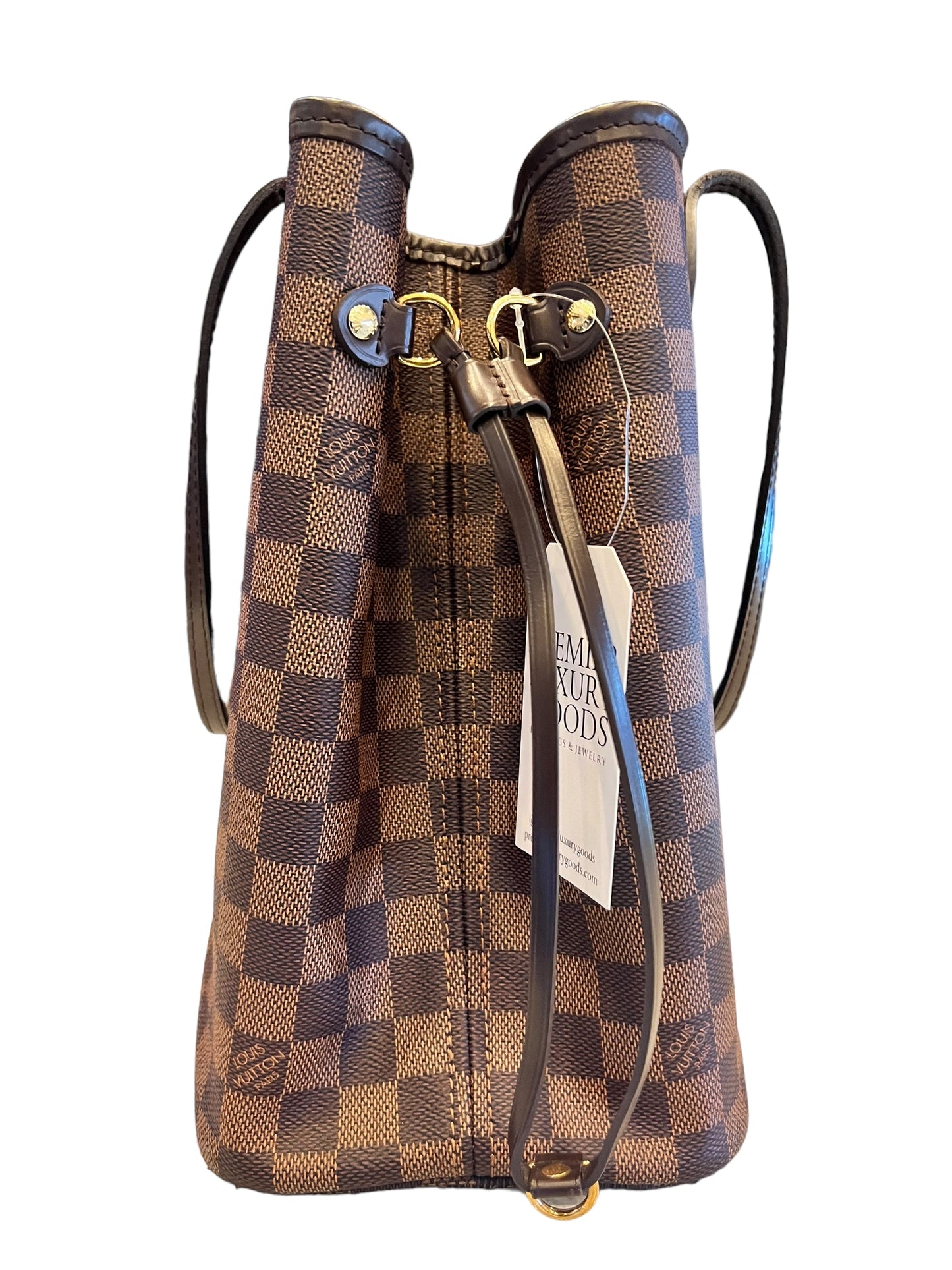 Louis Vuitton-Neverfull MM Tote Damier Ebene Canvas 1019833