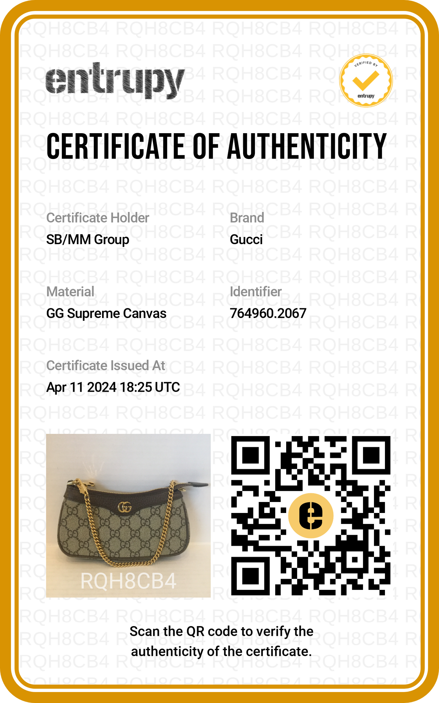 Gucci - Ophidia Mini Bag GGSupreme Canvas 1020285