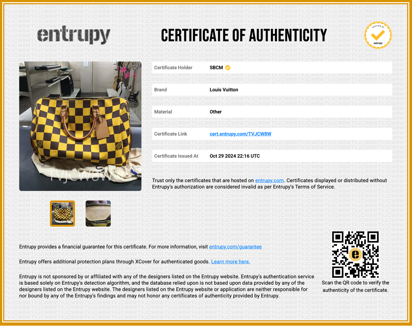 Authentic Louis Vuitton Speedy 50 Bandoulière Damier Pop In Yellow 0528750