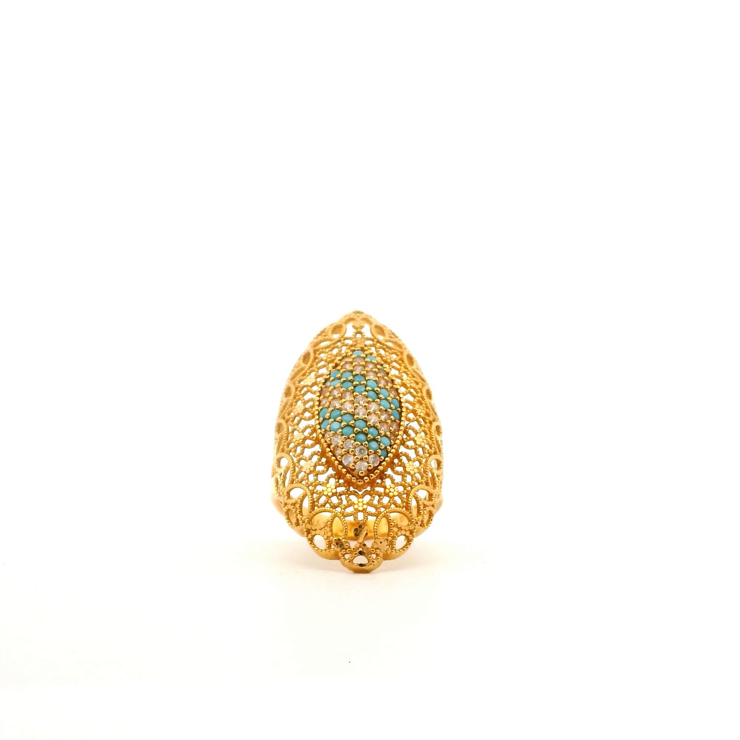 Oval Shield Ring Size 7.5 0718597