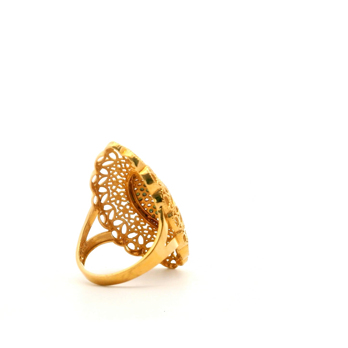 Oval Shield Ring Size 7.5 0718597