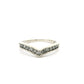 Dressed In White Stackable V Ring Size 6 0458409