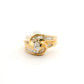 Twist Of Gold Ring Size 4.5 1409173
