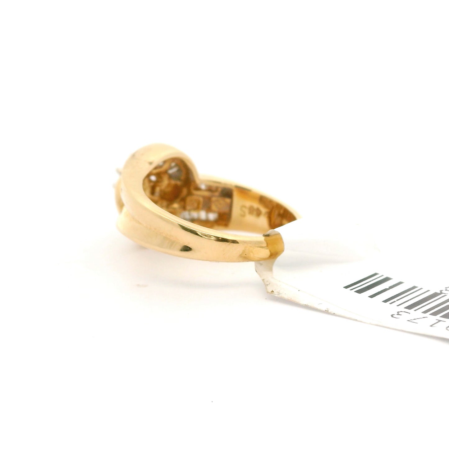 Twist Of Gold Ring Size 4.5 1409173