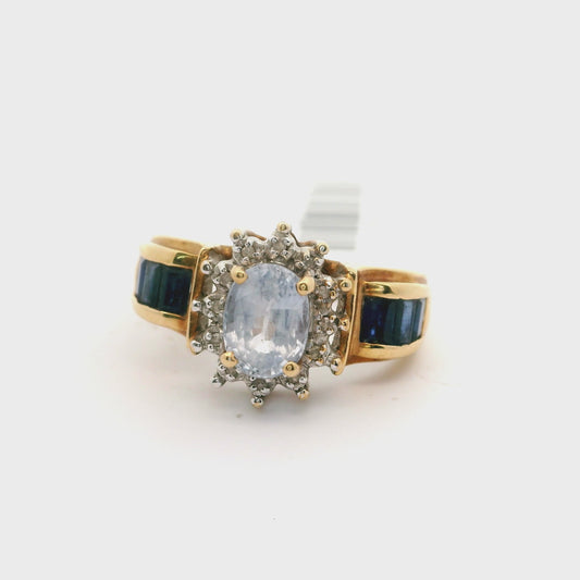 Blue Is the Vibe Ring Size 7 1411540