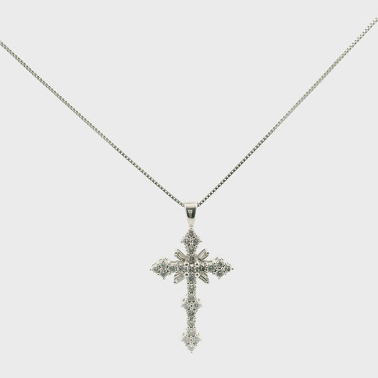 Sacred Shine Cross Necklace 1219496