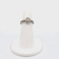 Dainty White Colored Stone Ring Size 6.5 0450334