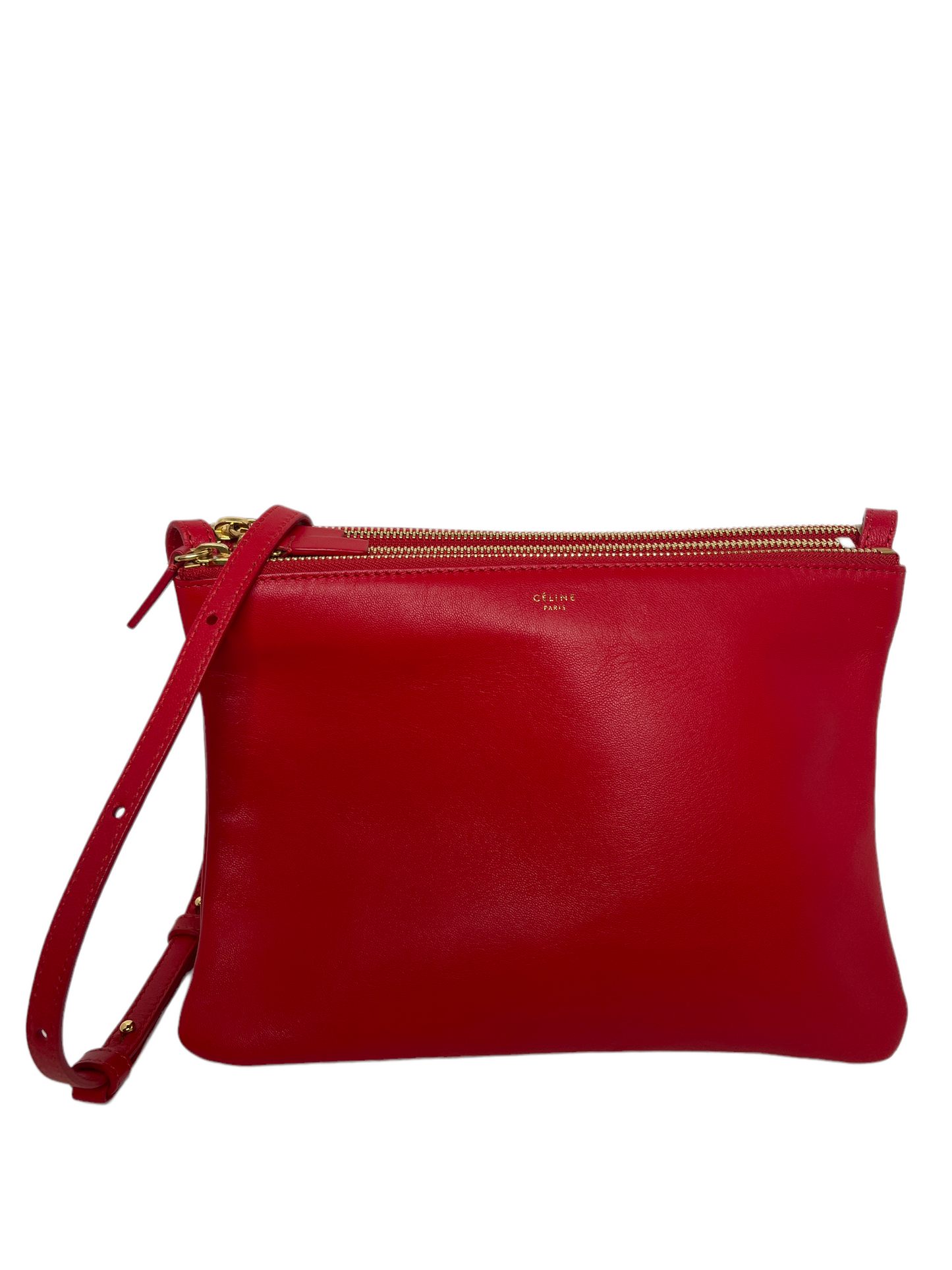 Celine - Trio Crossbody in Red 0444192