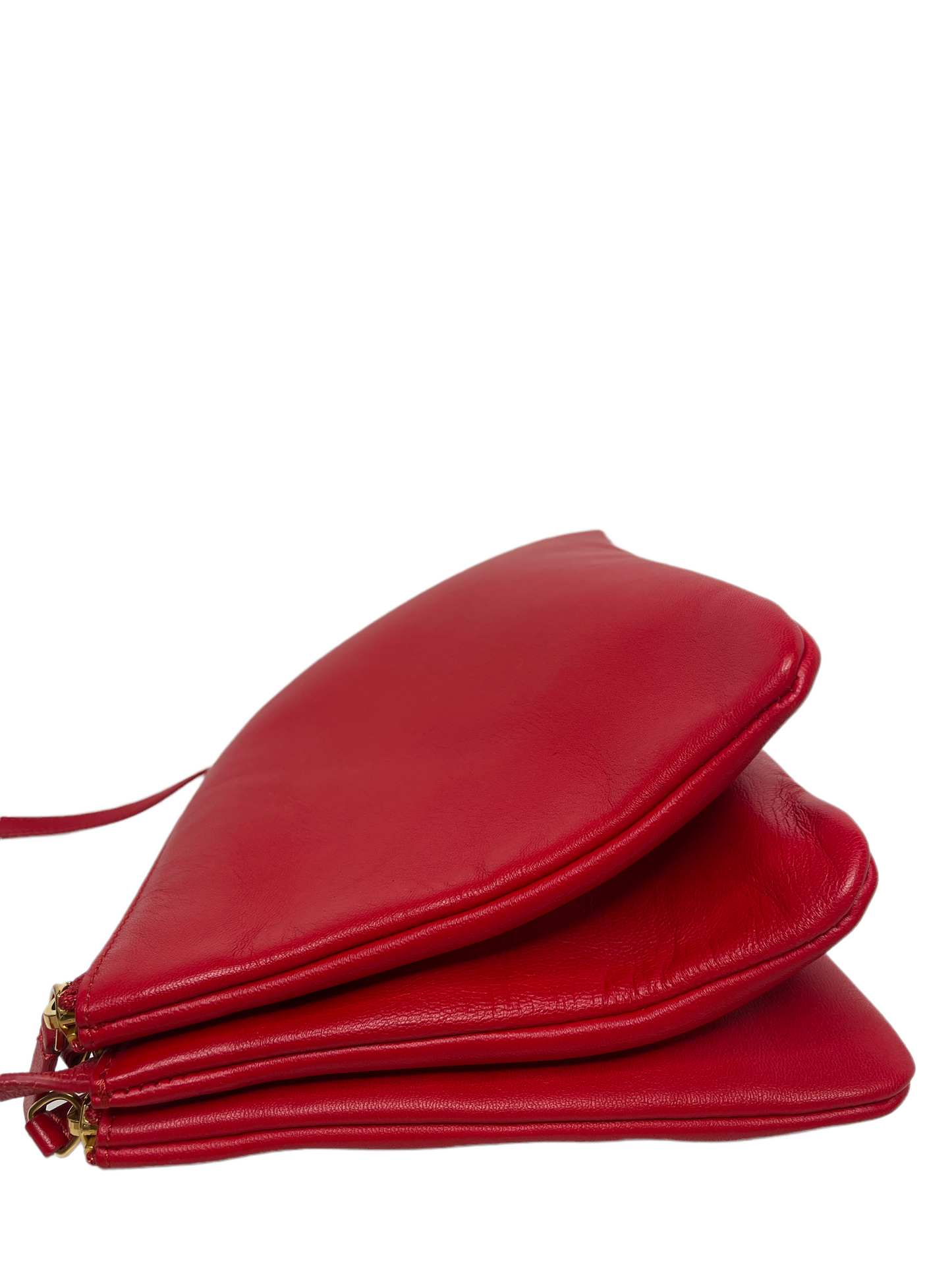 Celine - Trio Crossbody in Red 0444192